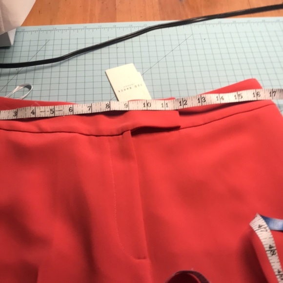 NWT Ted Baker London Women's Sayakat Wide-Leg Crepe Trousers - Picture 6 of 7